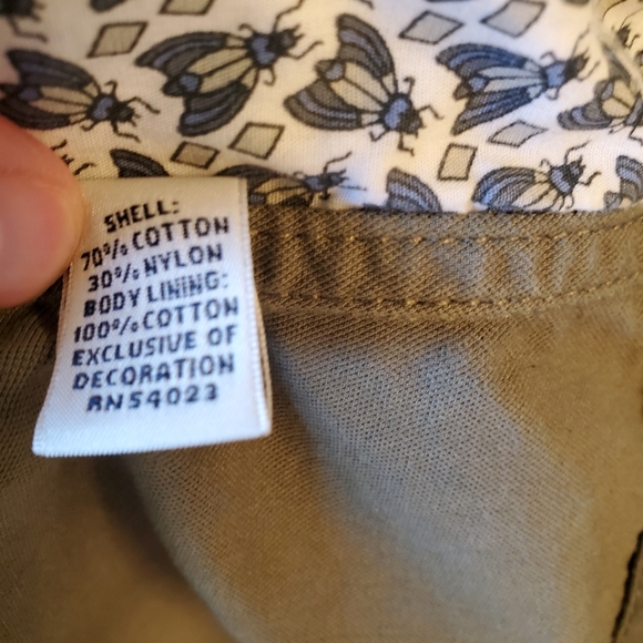 Banana Republic woman's tunnel waist jacket,  color: green night,  size: 10 tall - Picture 12 of 15